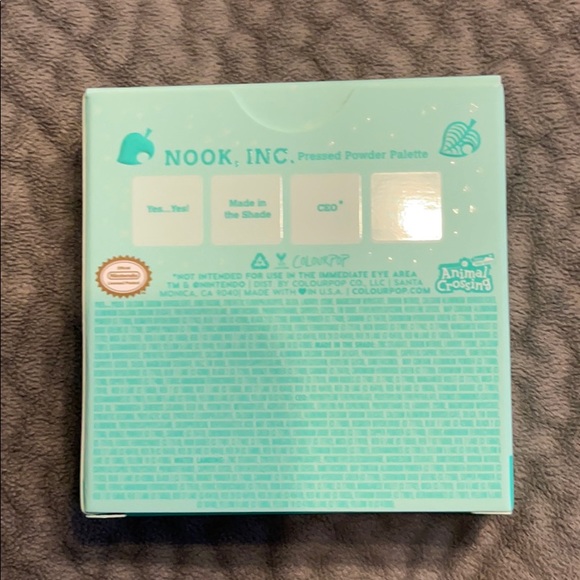 Colourpop x Animal Crossing Eyeshadow Nook, Inc - Picture 3 of 6